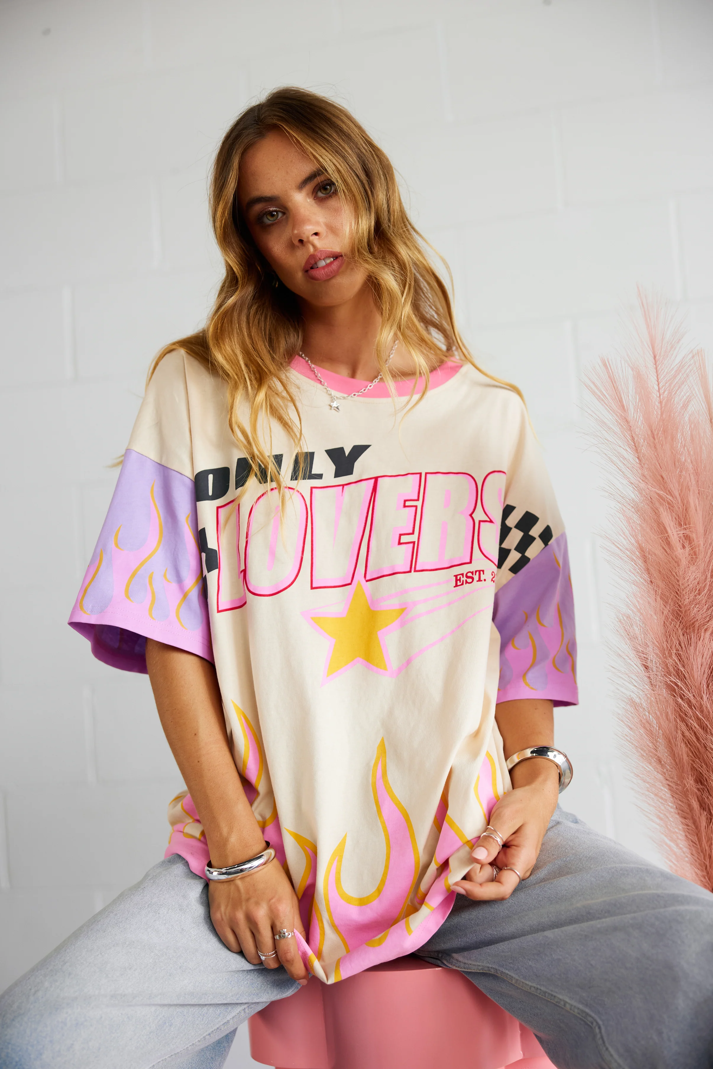 Moto Tee - Cream - Image 2