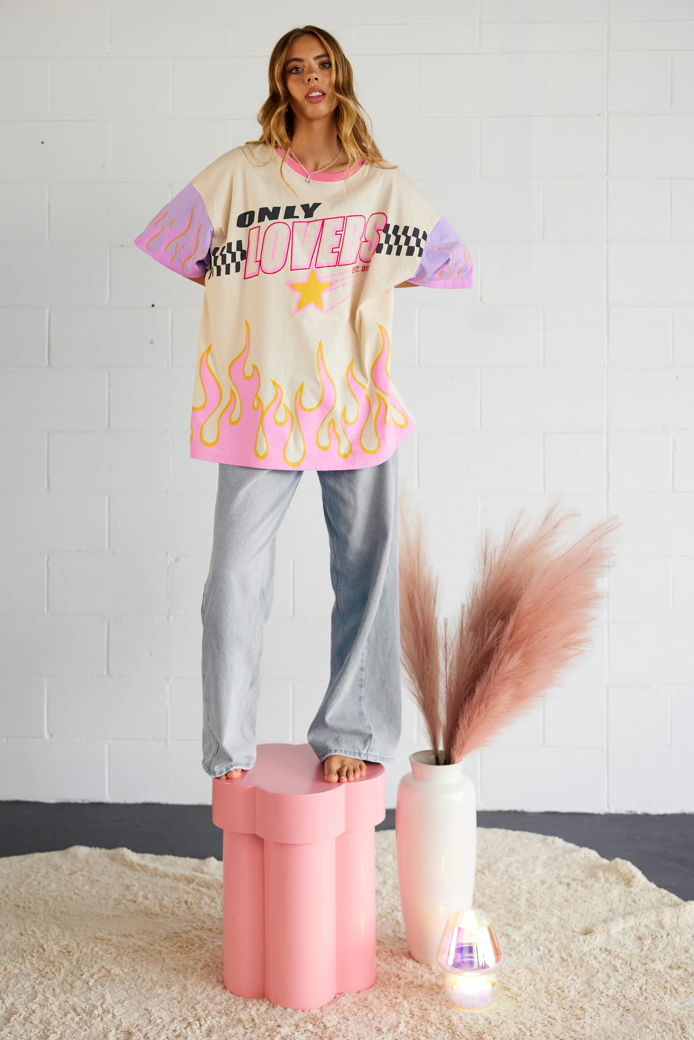 Moto Tee - Cream - Image 5