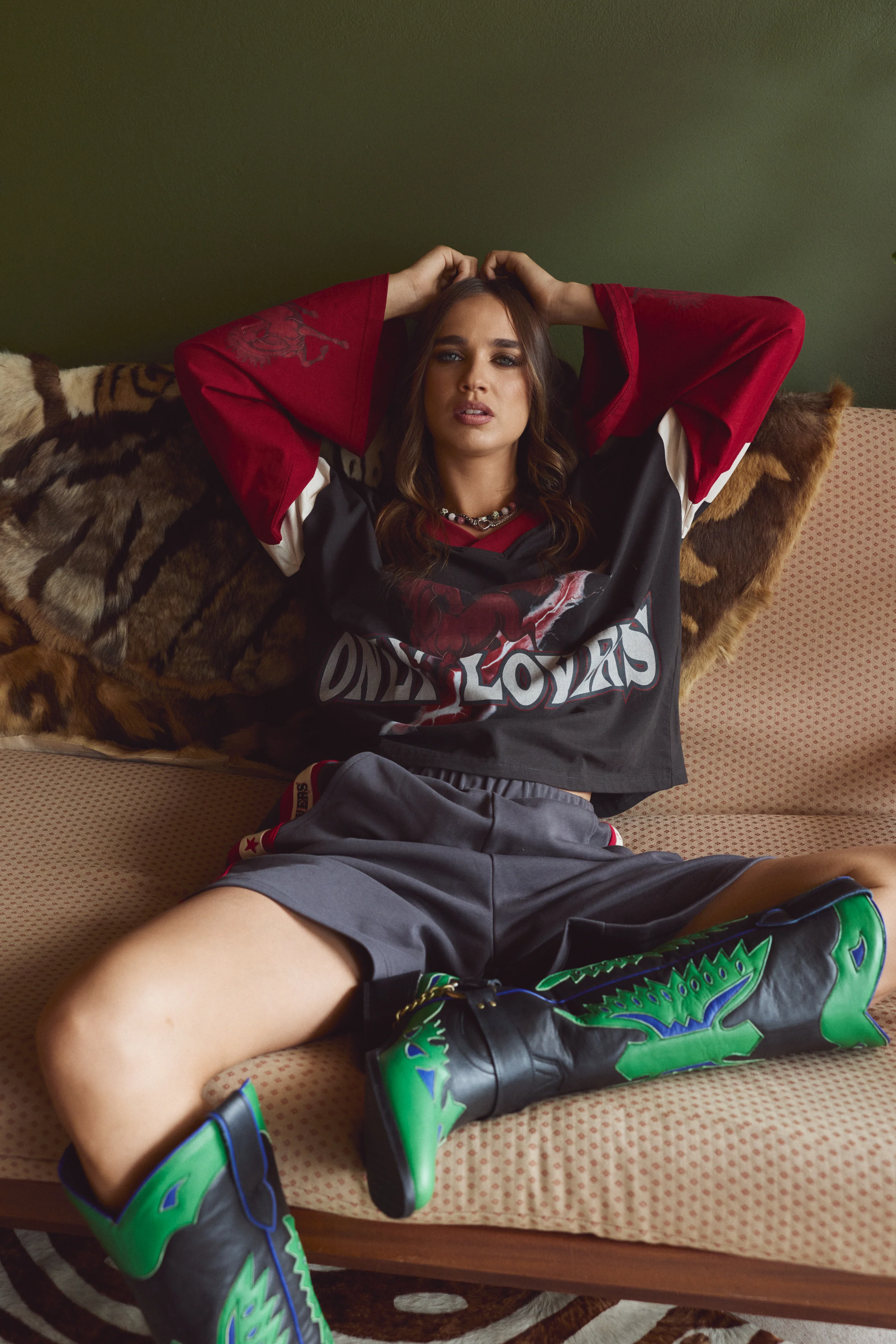 (WS) Mustang Boxy Long Sleeve Tee - Image 2