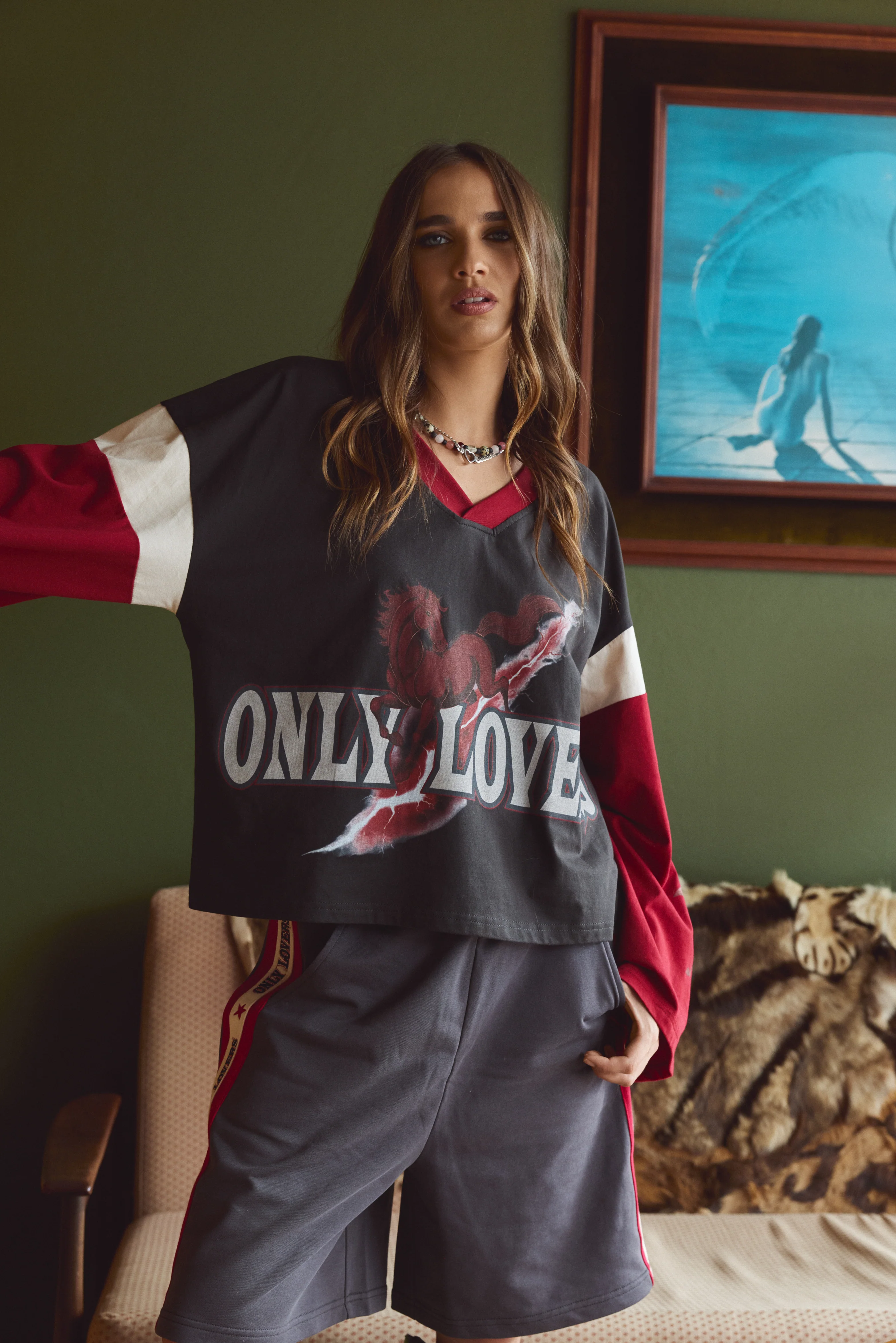 (WS) Mustang Boxy Long Sleeve Tee - Image 5