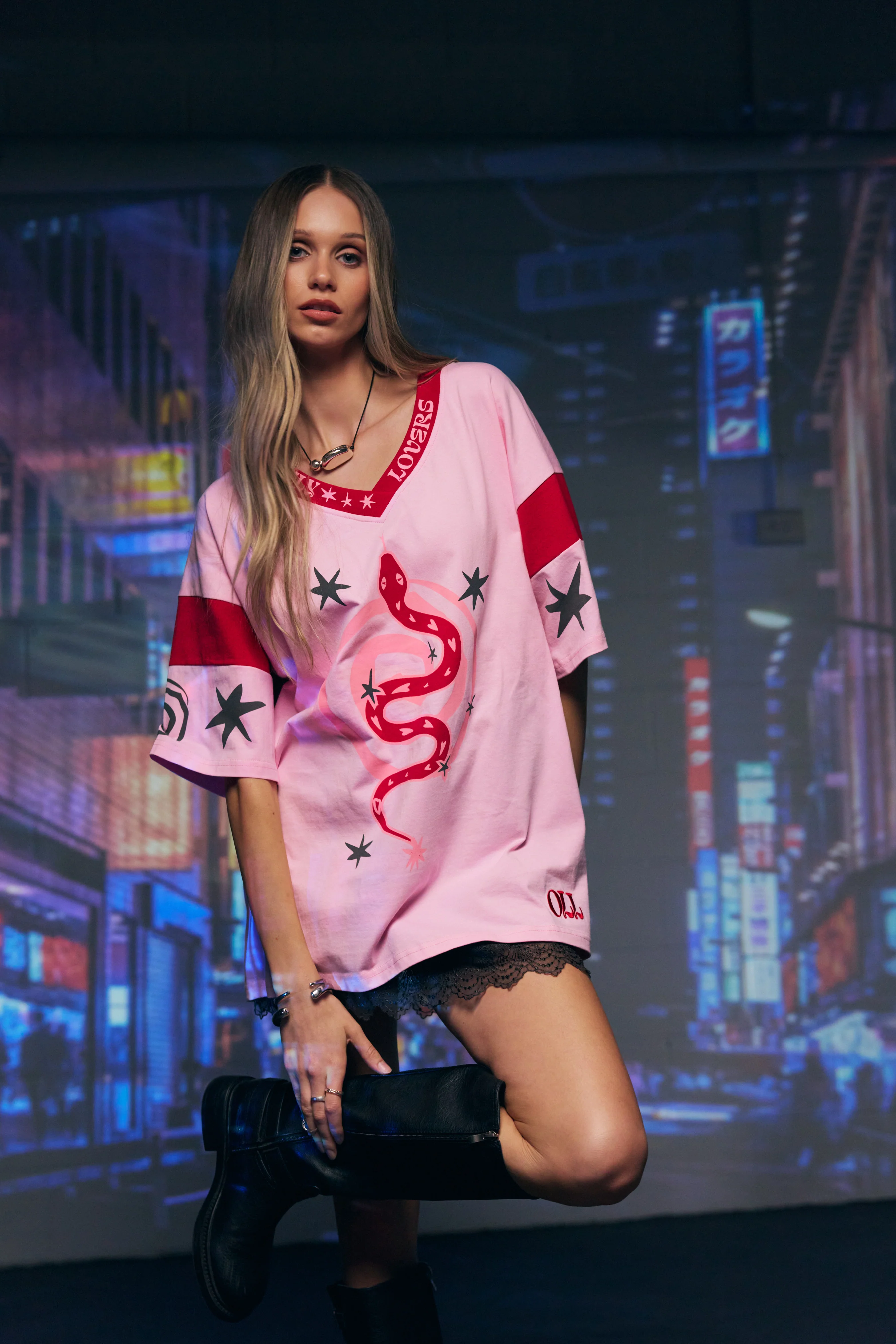 Serpent Tee ~ Pink - Image 5