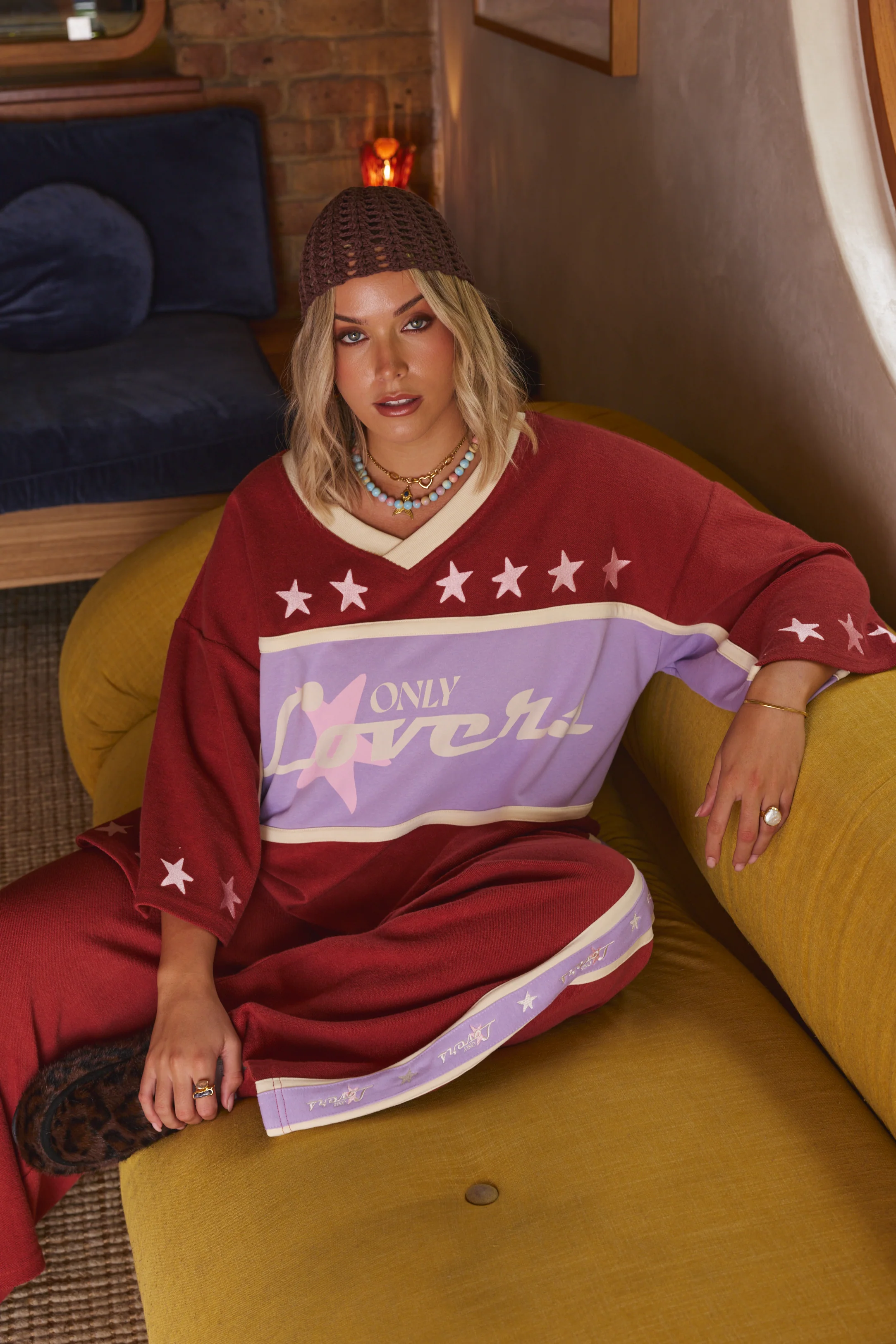 Surf League Jersey - Burgundy - Image 6