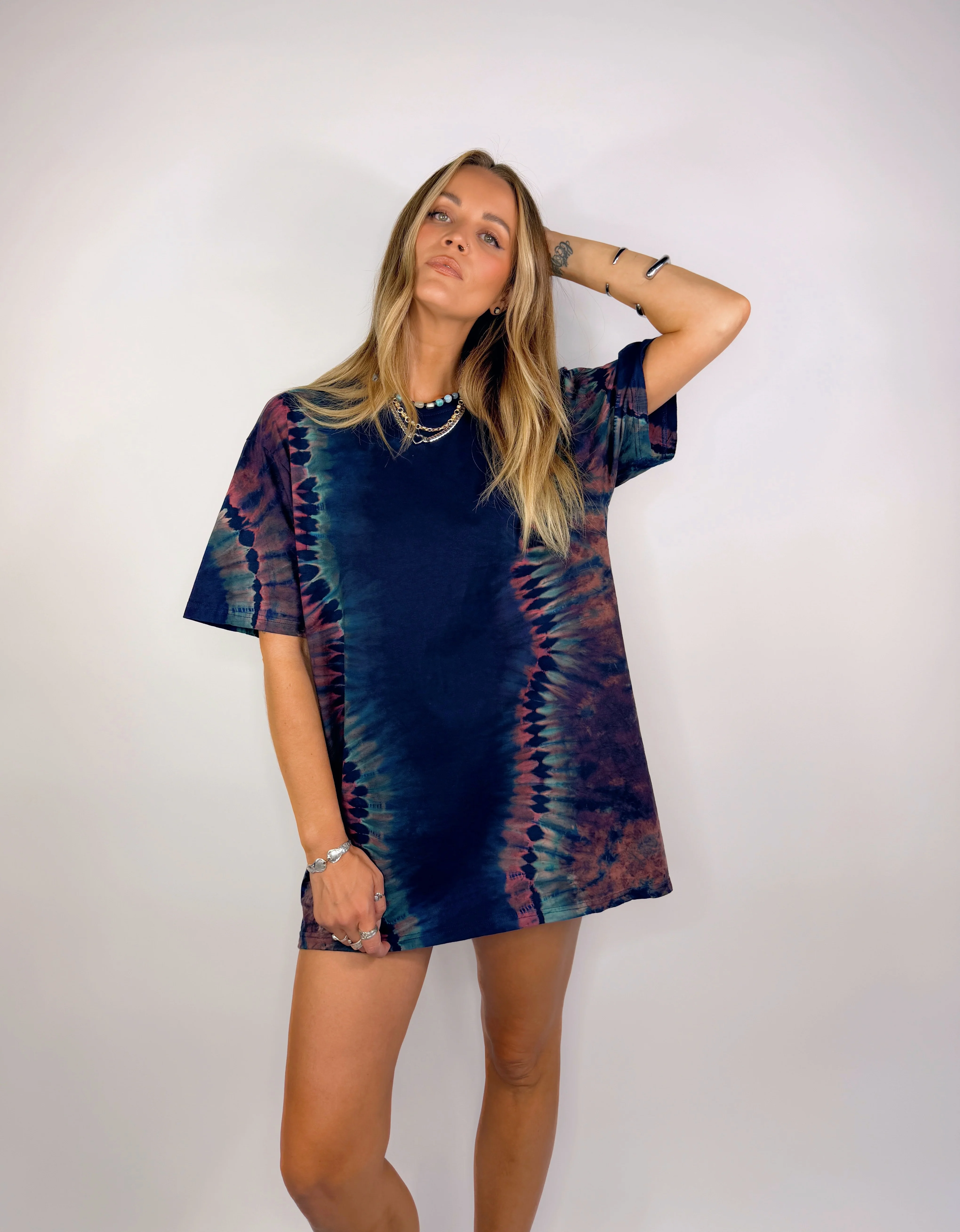 Tee Dress ~ Lunar Lava - Image 3