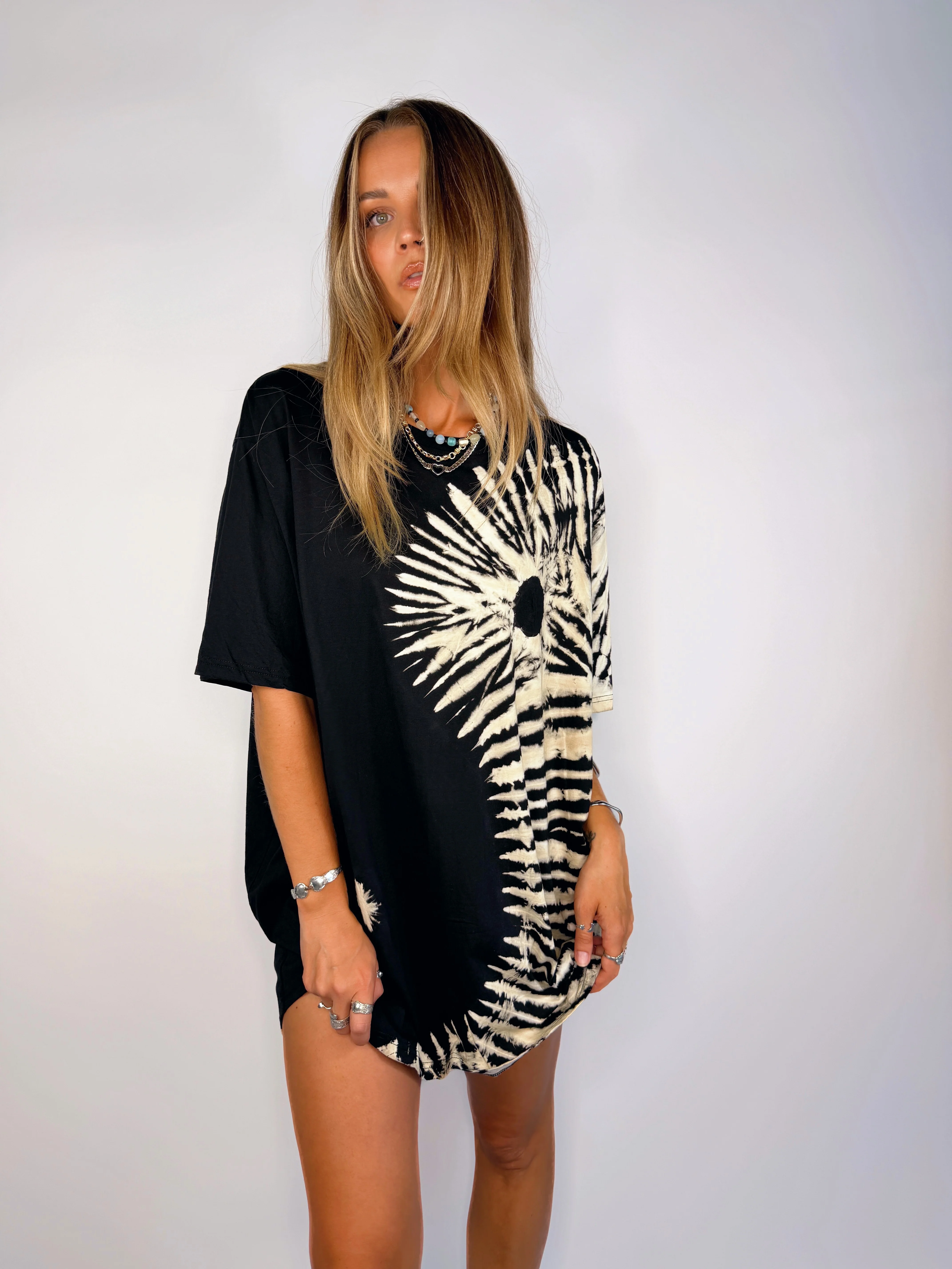 Tee Dress ~ Stone Yin Yang - Image 3