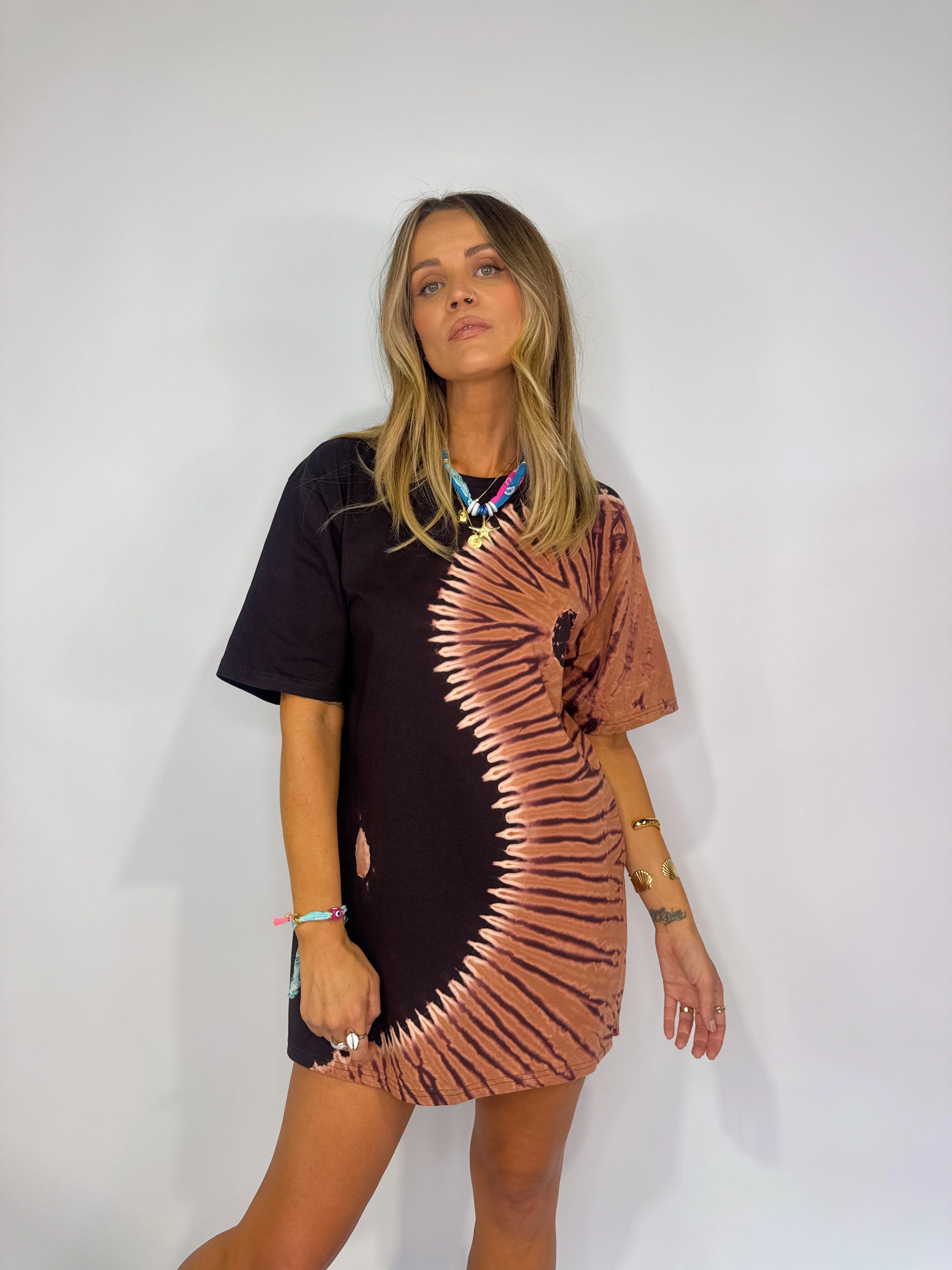 Tee Dress ~ Choco Yin Yang - Image 3