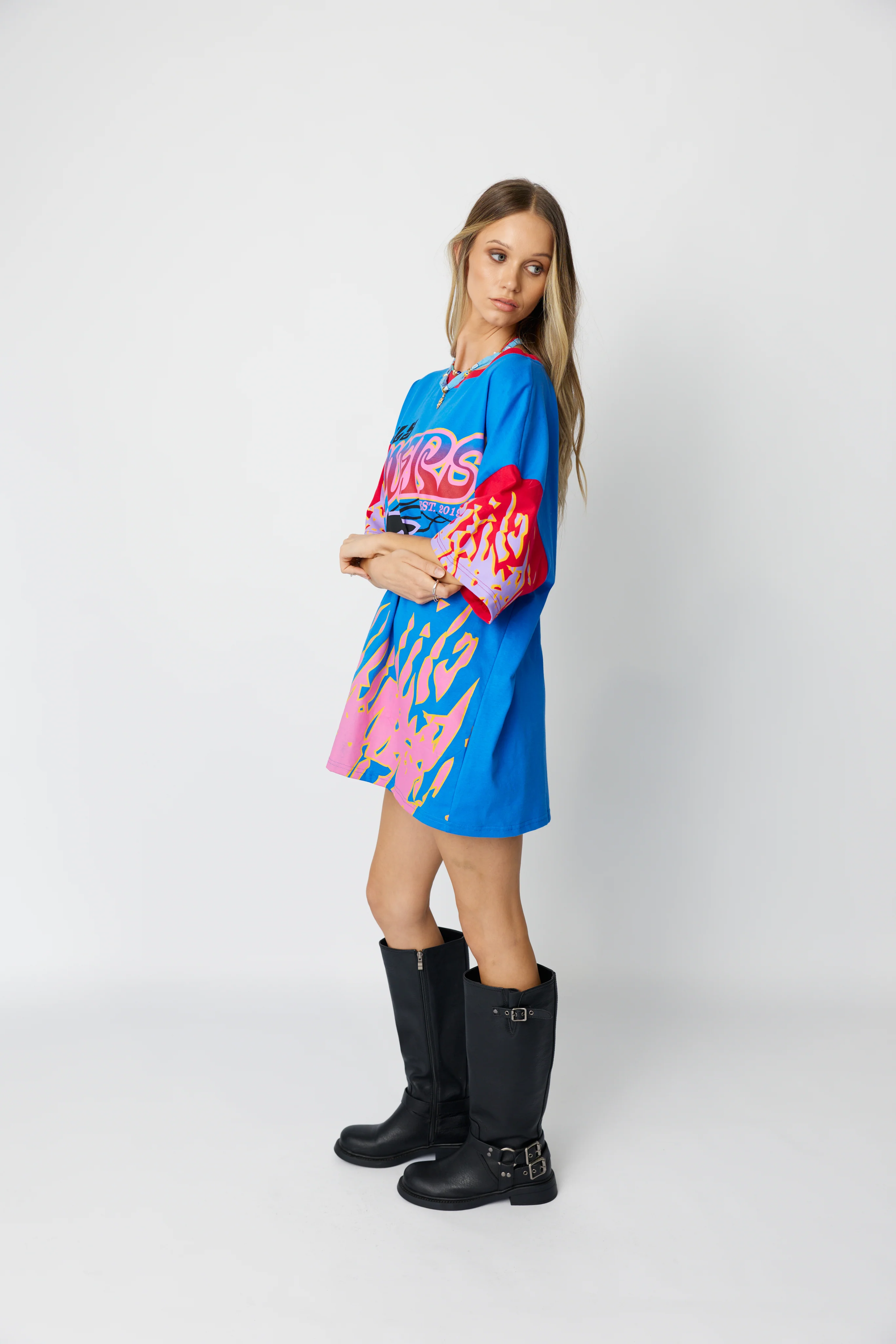 Wave Racer Tee ~ Cobalt - Image 8