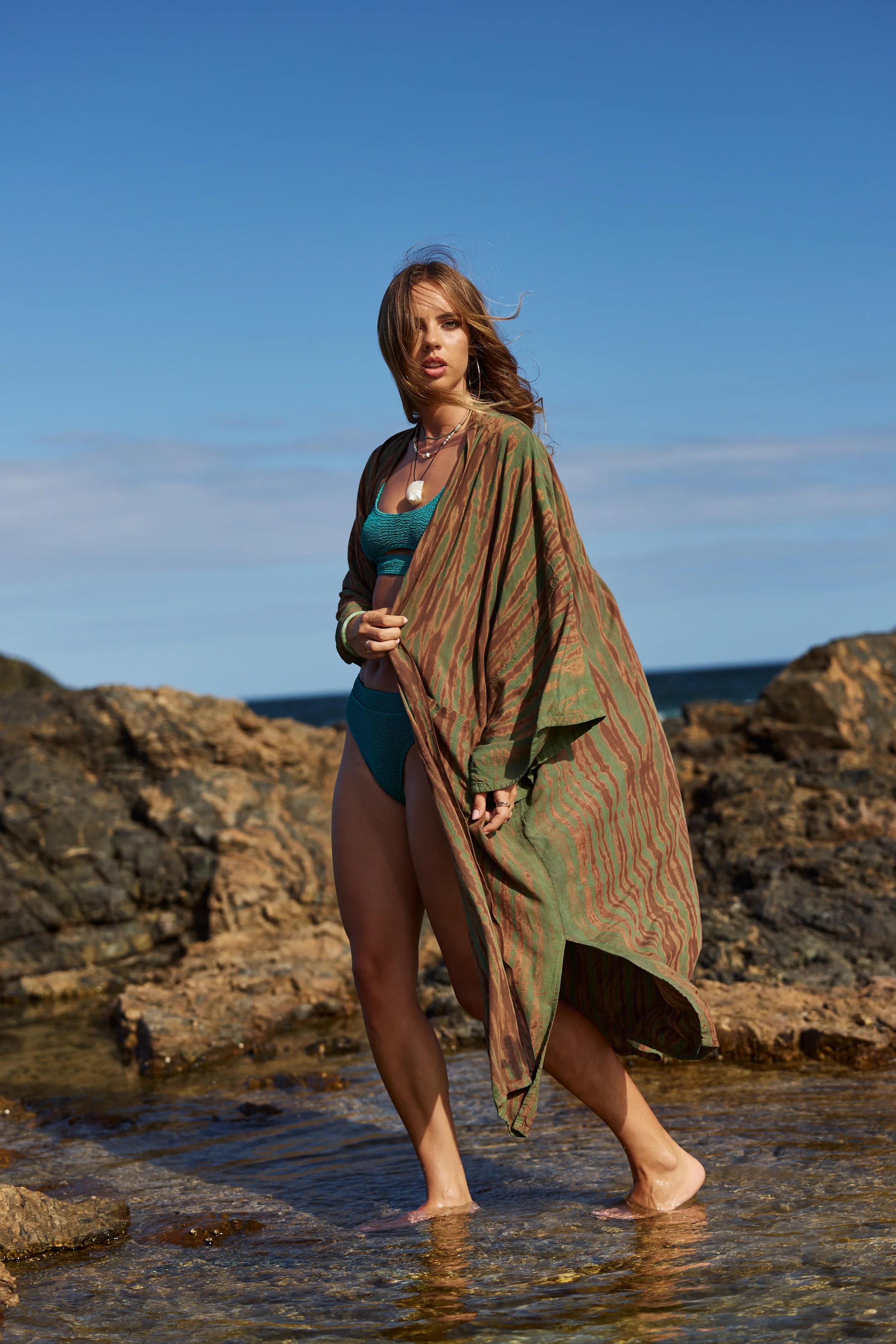 (WS) Maxi Length Kimono ~ Fern - Image 3