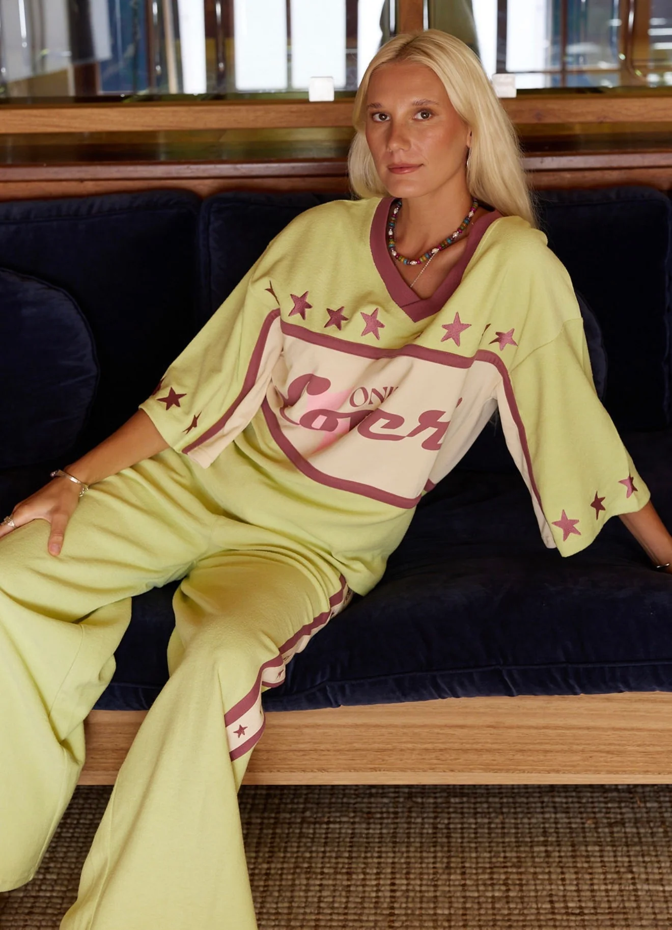 (WS) Surf League Lounge Pants - Pistachio - Image 3