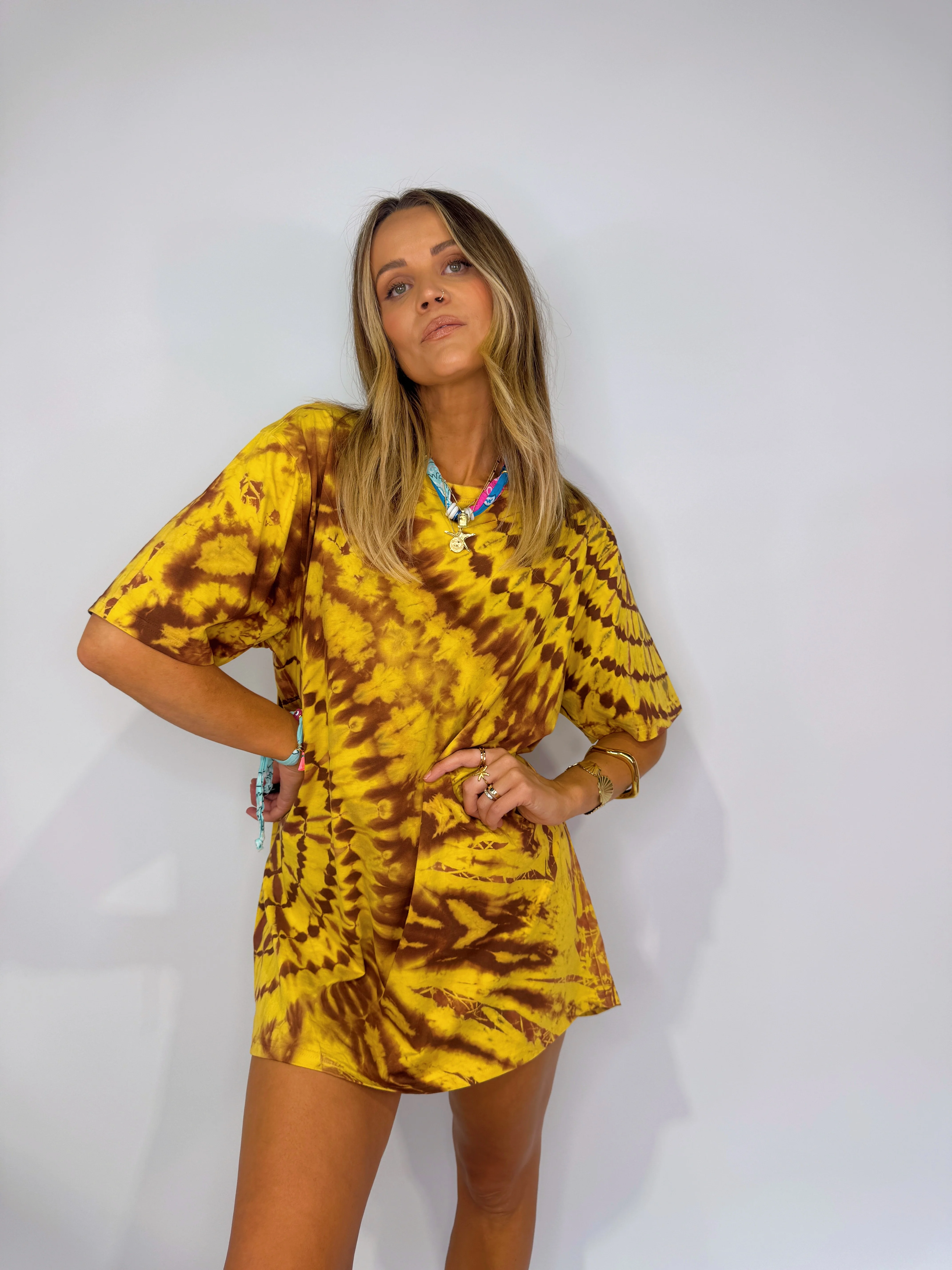 Tee Dress ~ Honeycomb - Image 3