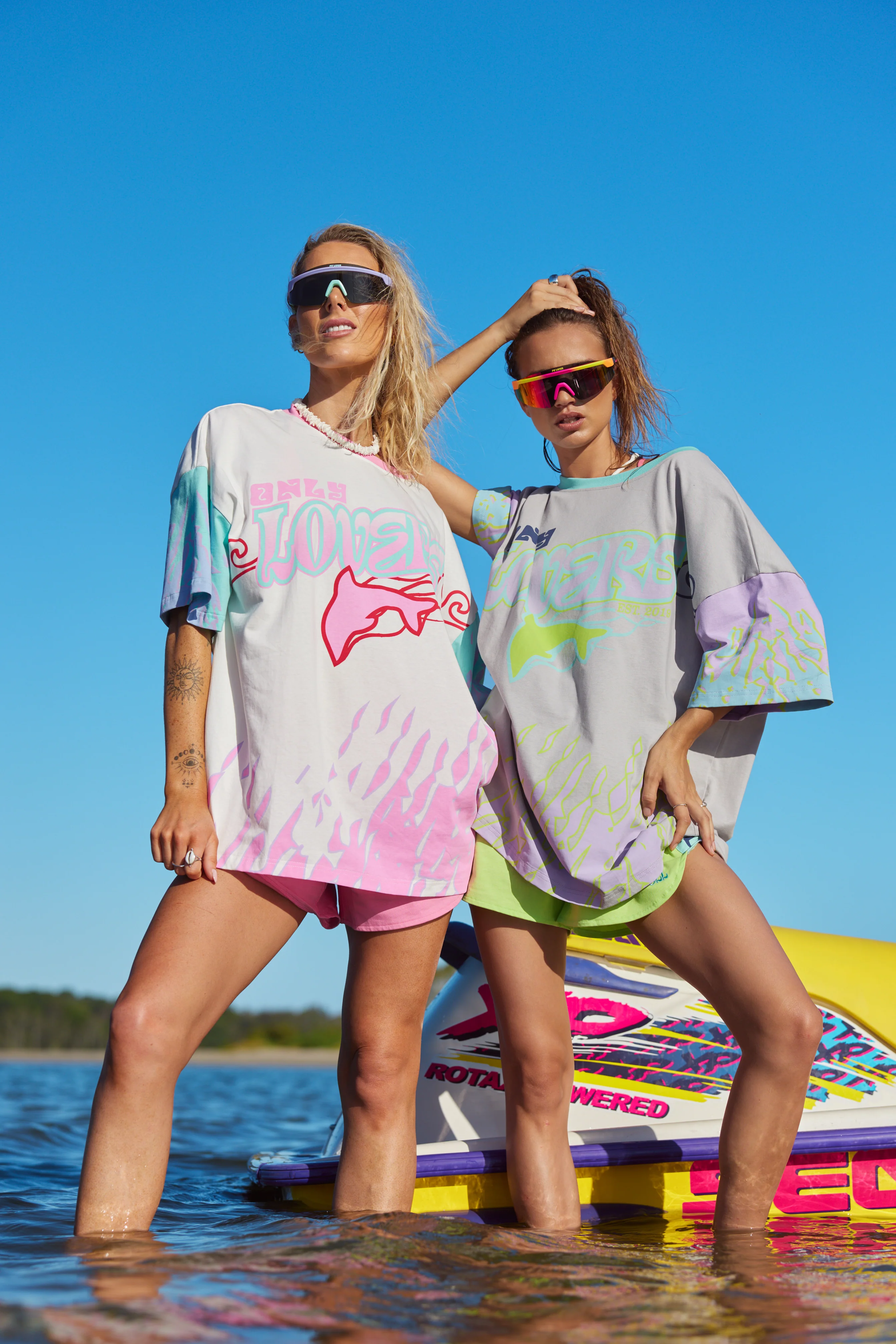 (WS) Wave Racer Tee ~ Silver - Image 6
